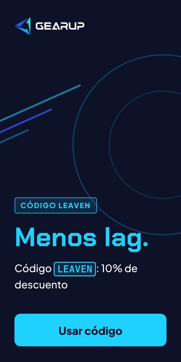 GearUP Booster: menos lag, código LEAVEN con 10% de descuento